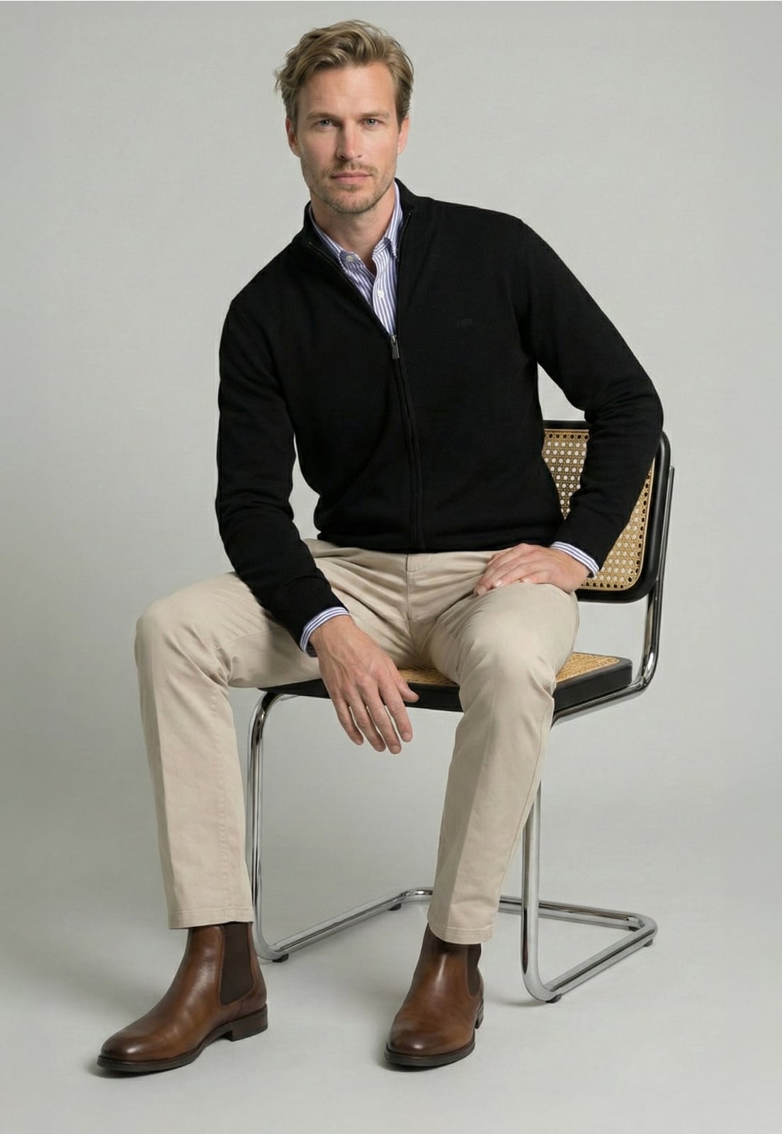 SWEATER SLIM GRANADA BLACK - 5