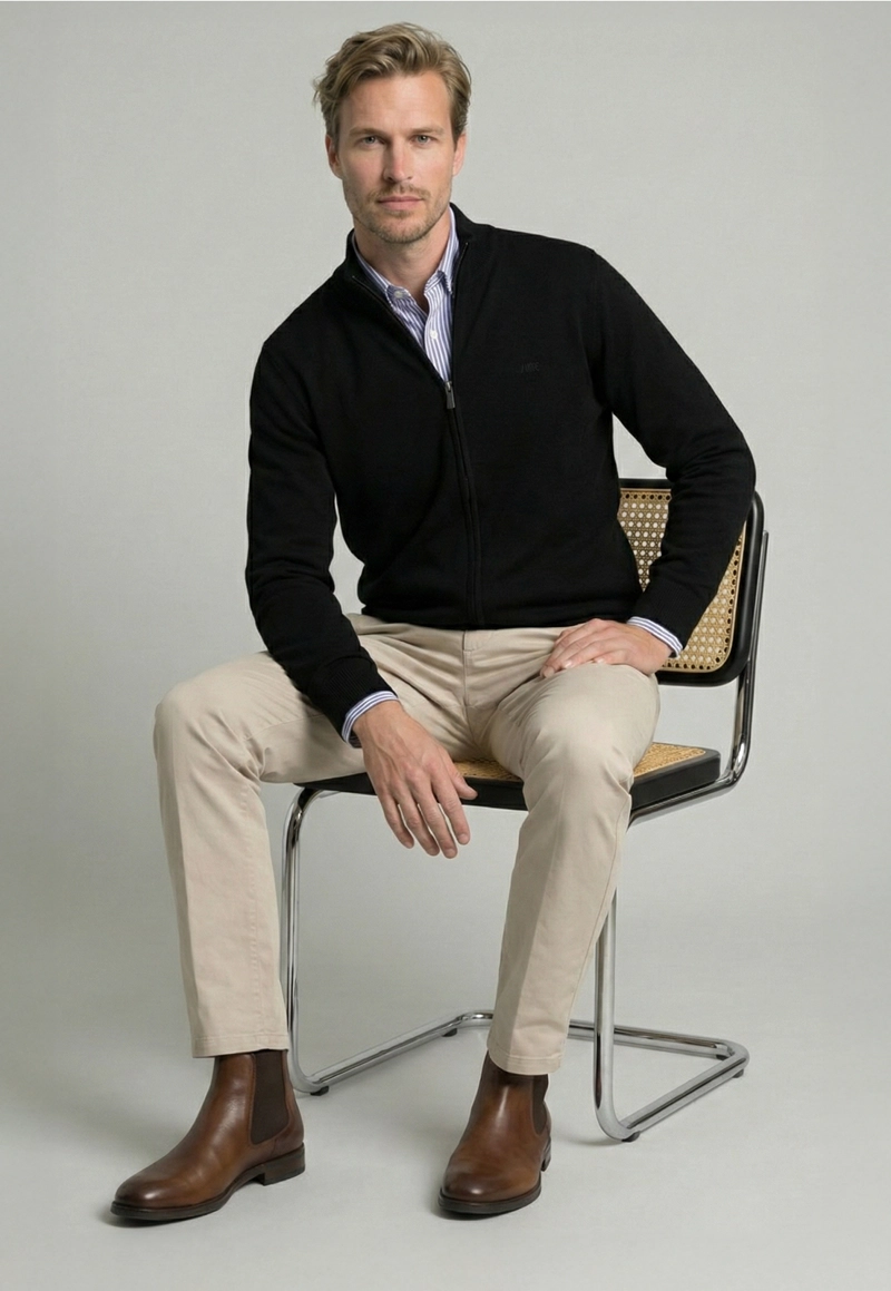 SWEATER SLIM GRANADA BLACK - 5