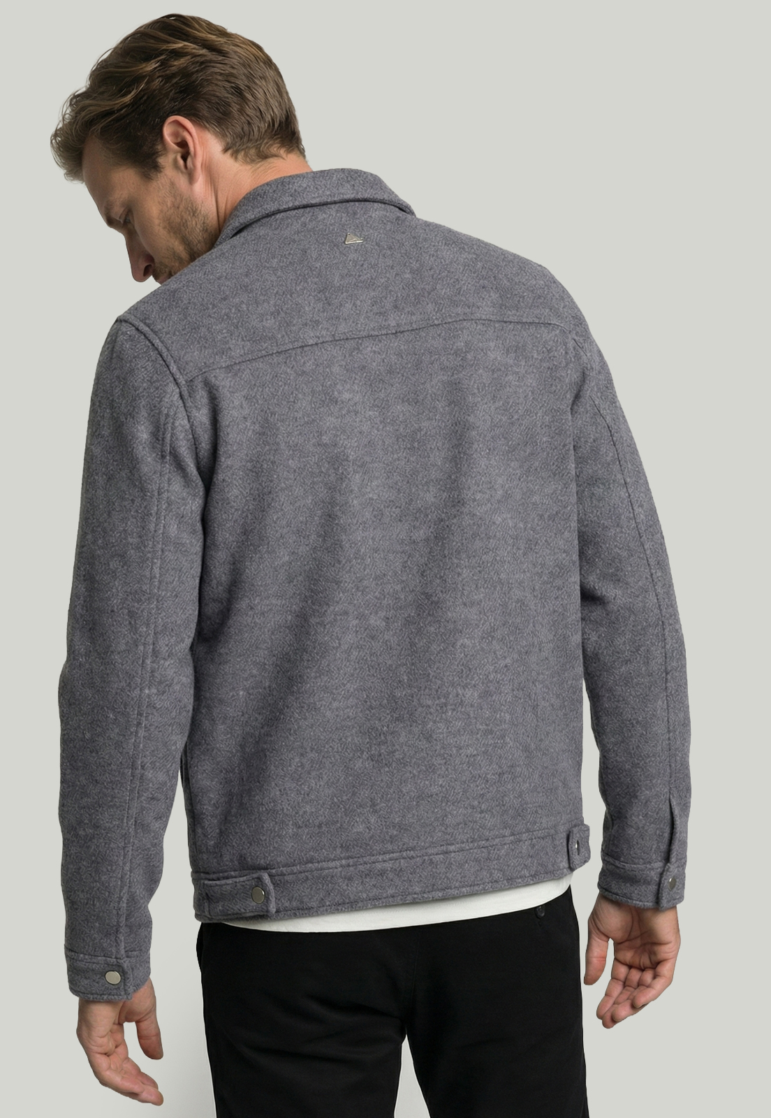 CHAQUETA MUNICH GREY MELANGE - 4
