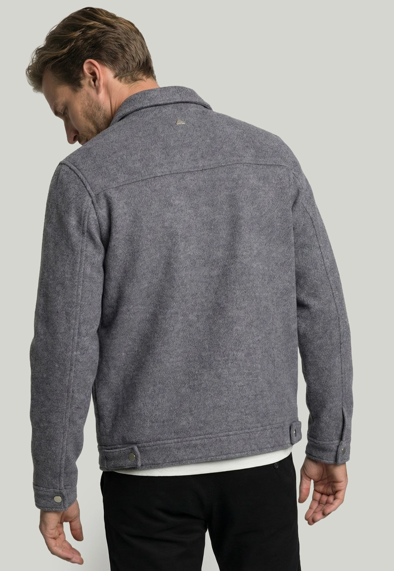 CHAQUETA MUNICH GREY MELANGE - 4