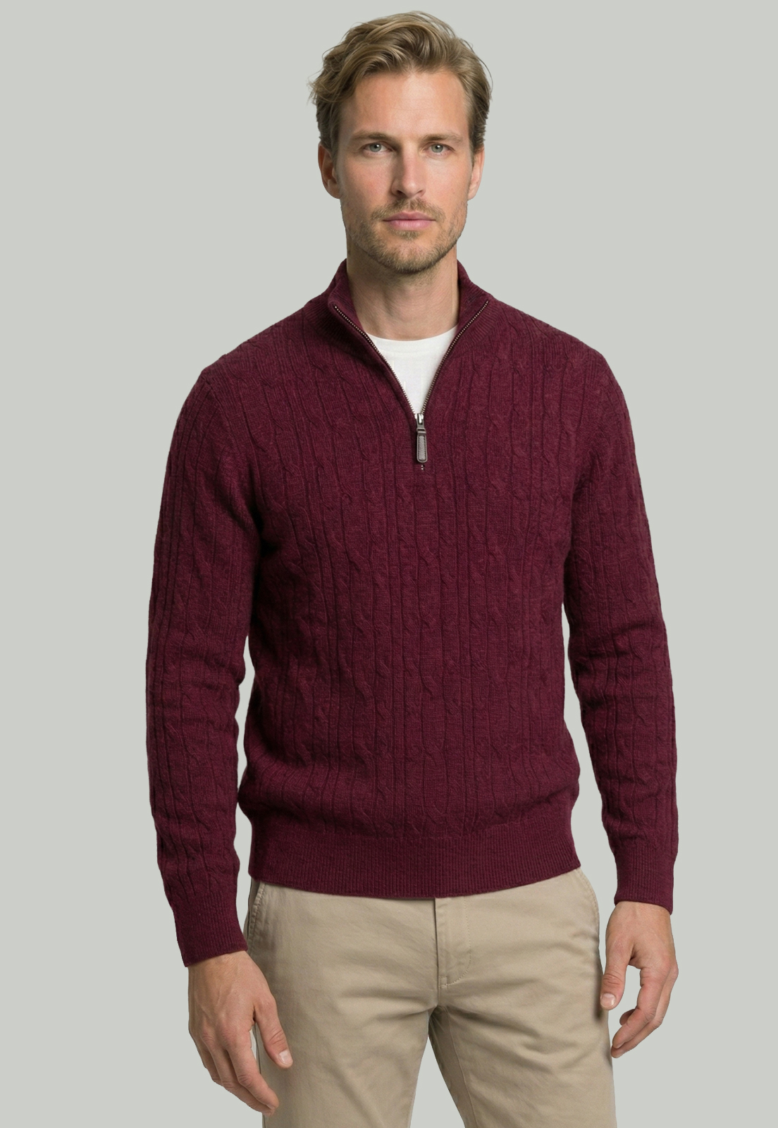 SWEATER COLCHESTER CHERRY - 1