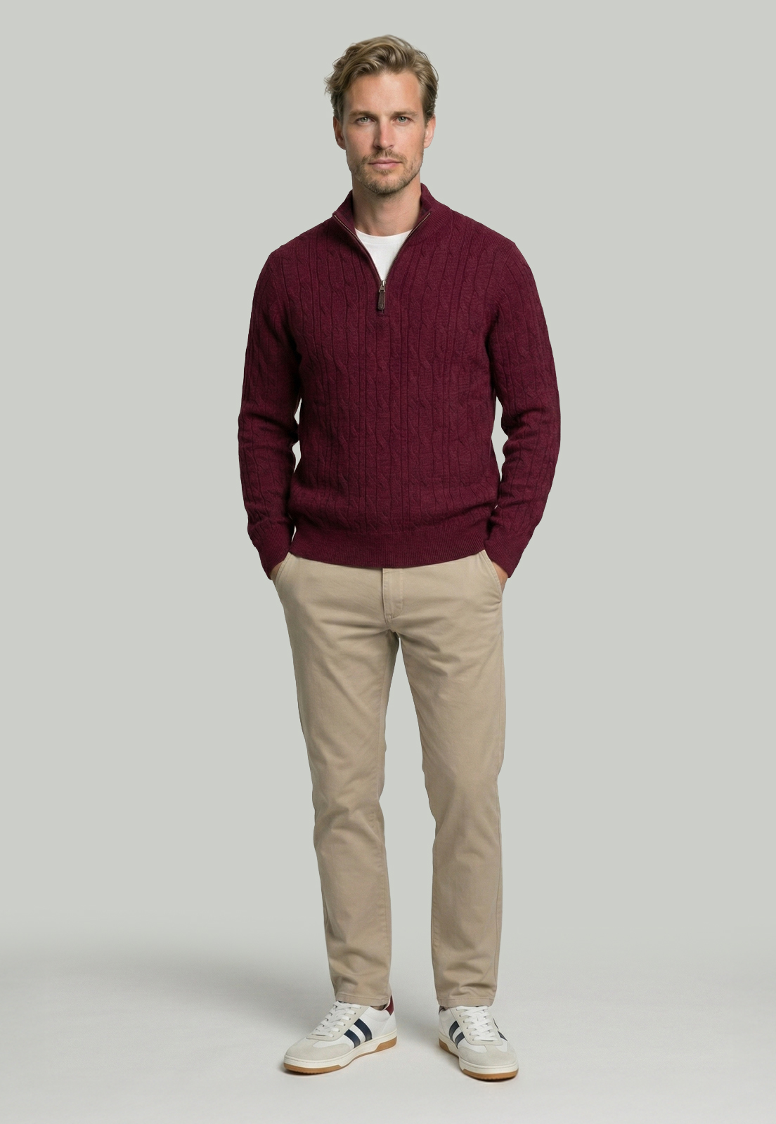 SWEATER COLCHESTER CHERRY - 2