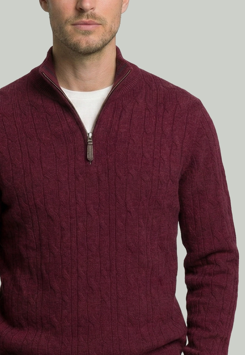 SWEATER COLCHESTER CHERRY - 3