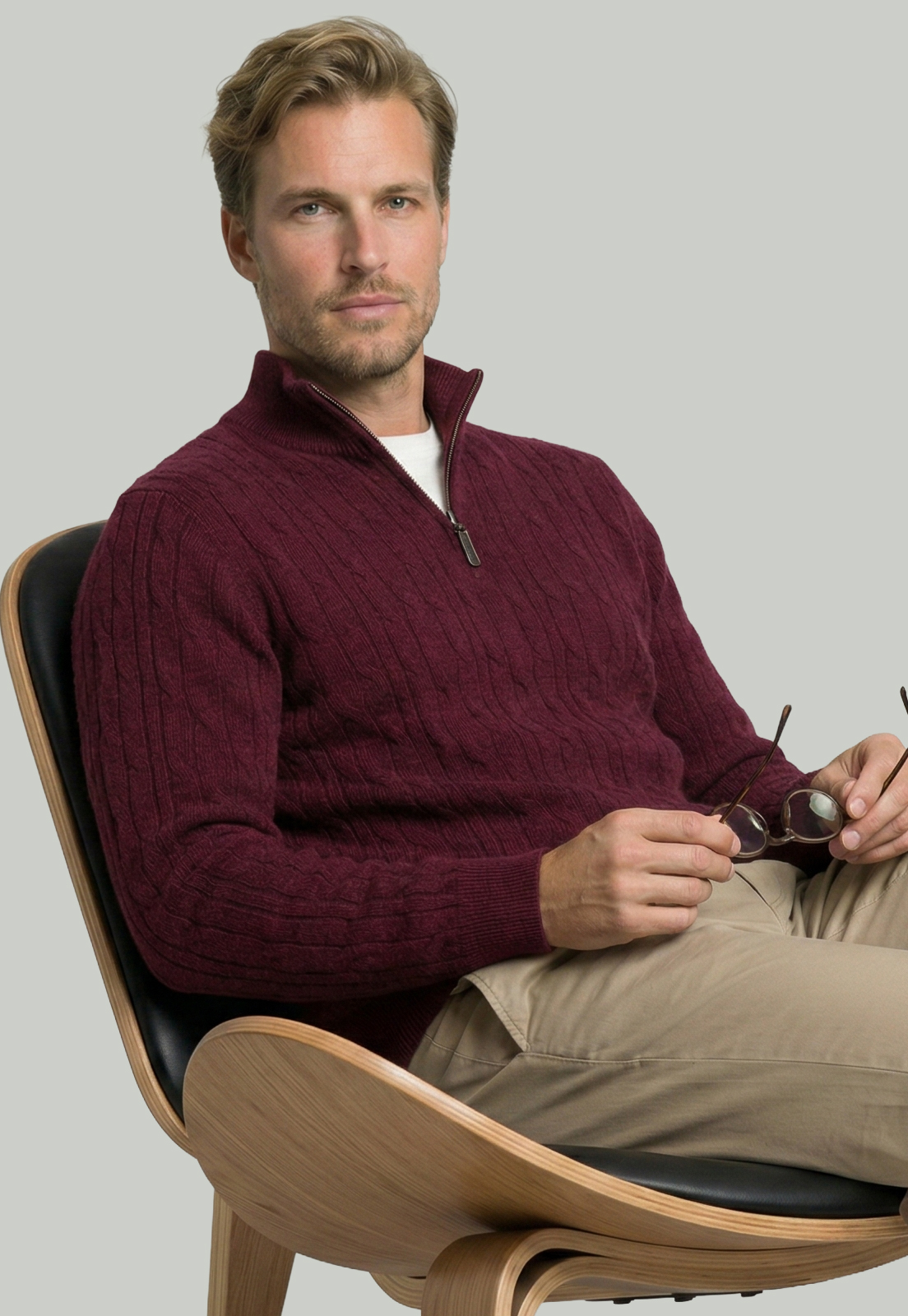 SWEATER COLCHESTER CHERRY - 5