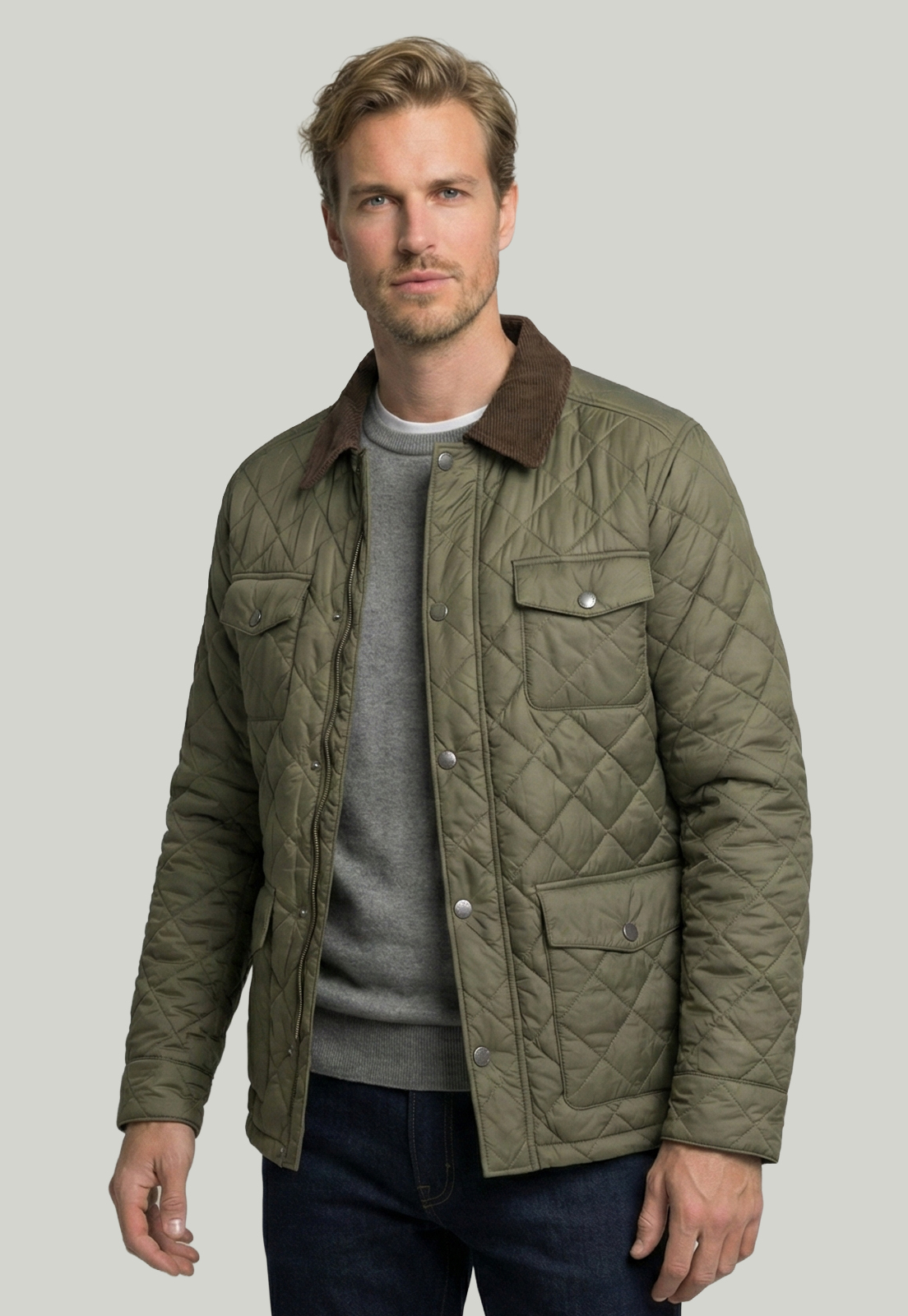 CHAQUETA LEIDEN OLIVE - 1