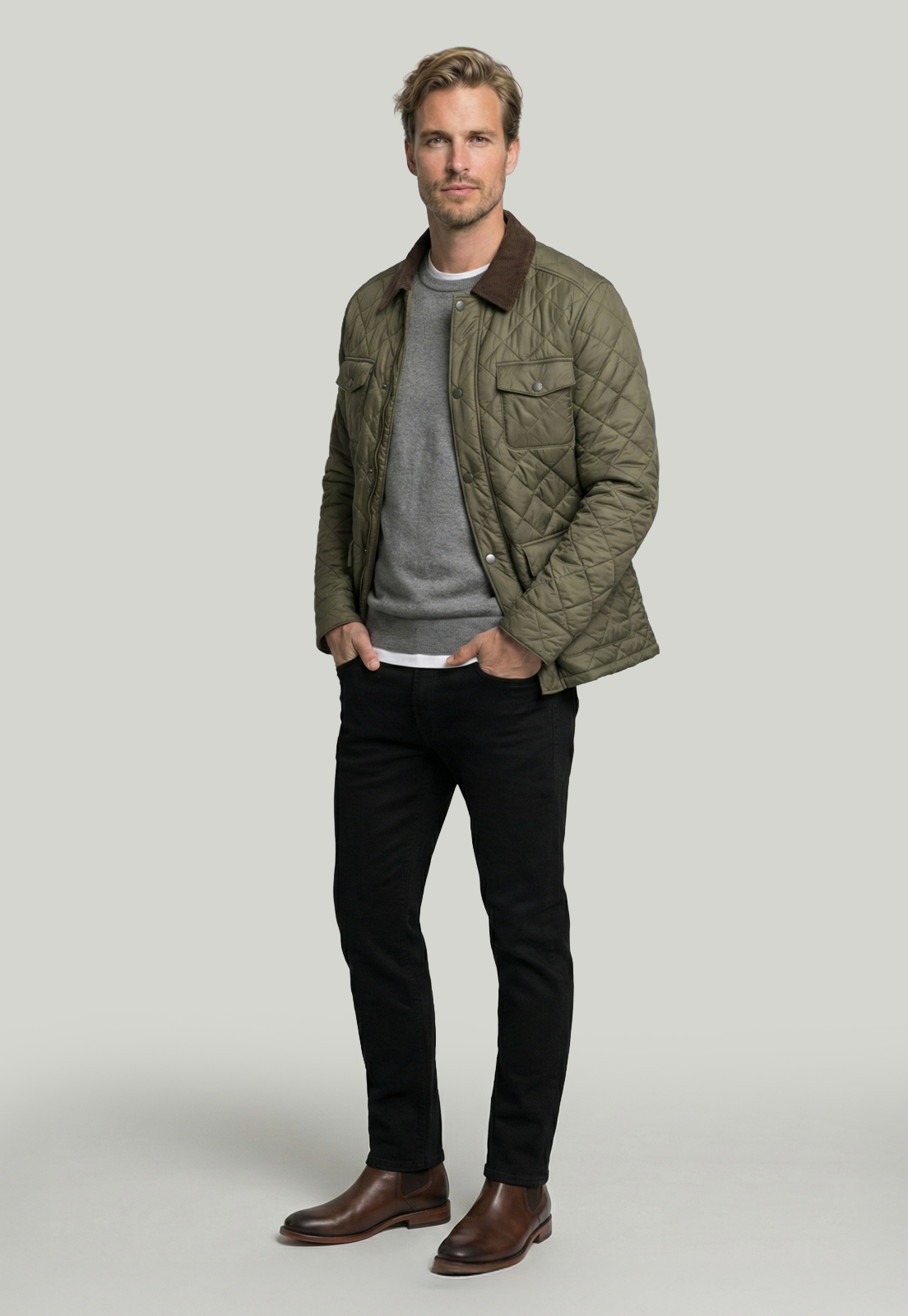 CHAQUETA LEIDEN OLIVE - 2