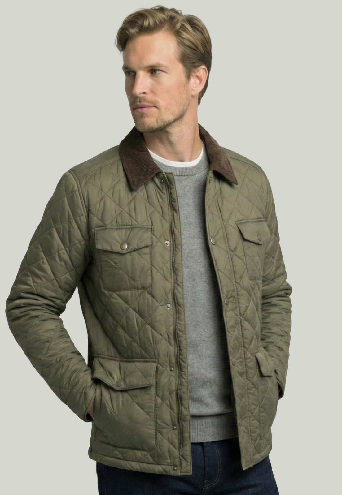 CHAQUETA LEIDEN OLIVE - 5
