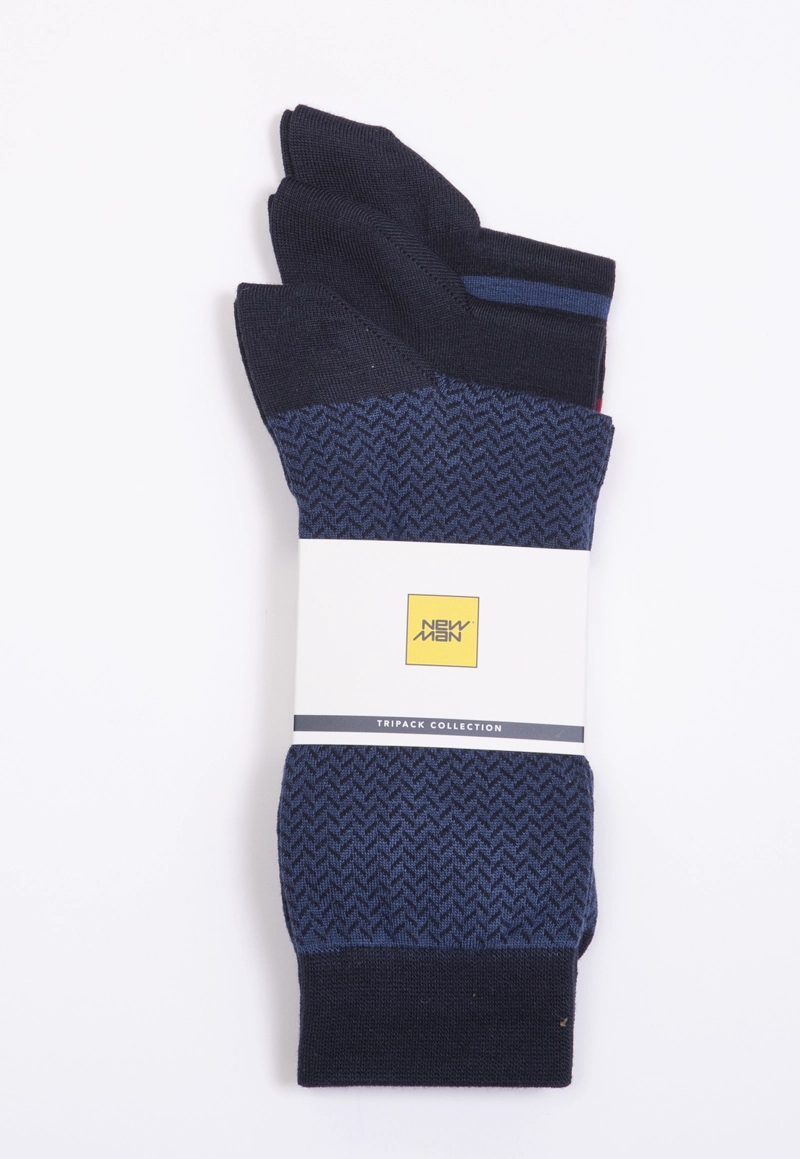 TRIPACK DE CALCETINES NAVY - 1
