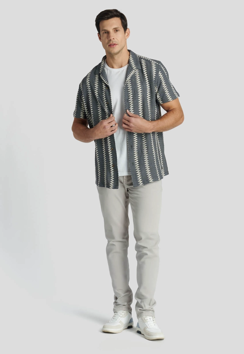 CAMISA SARAJEVO AVANT-GARDE GREY - 1