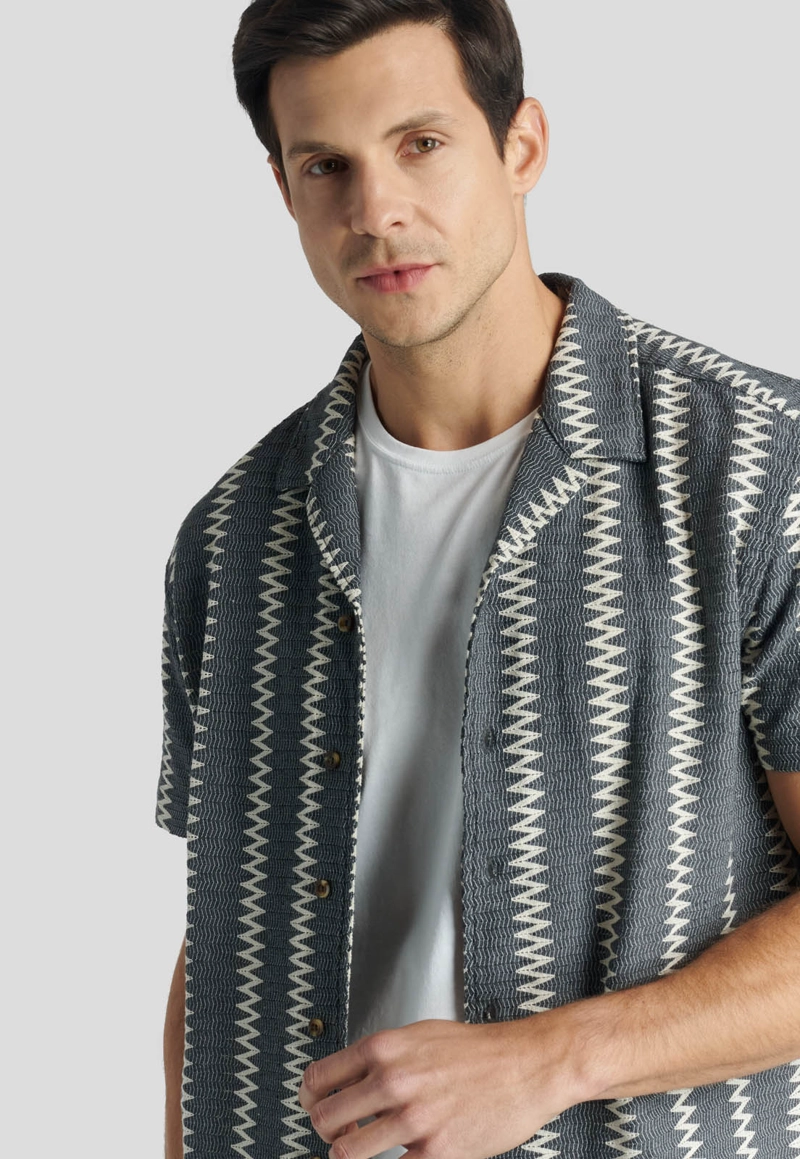 CAMISA SARAJEVO AVANT-GARDE GREY - 3