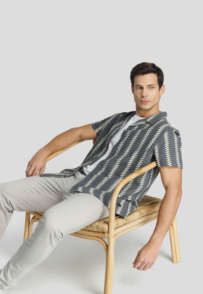 CAMISA SARAJEVO AVANT-GARDE GREY - 5