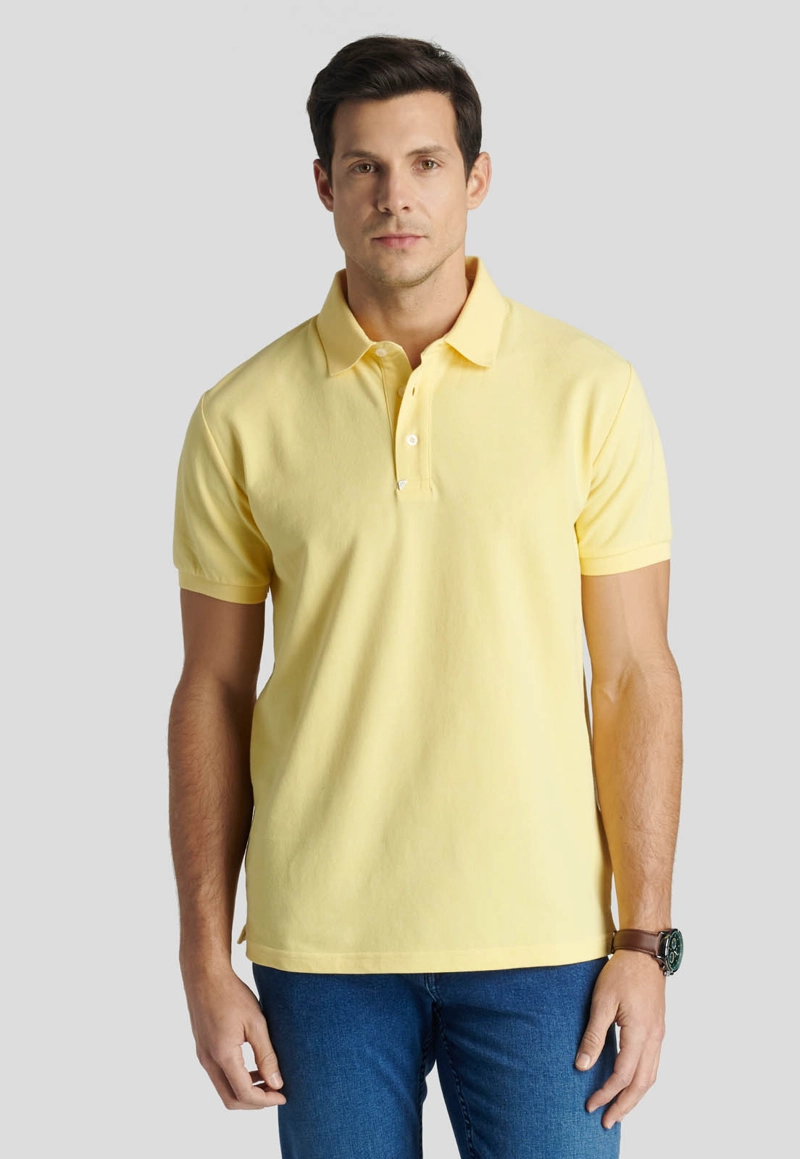POLO NANTES HERITAGE LT YELLOW - 1