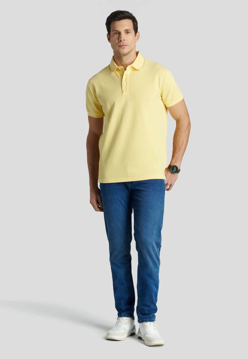 POLO NANTES HERITAGE LT YELLOW - 2