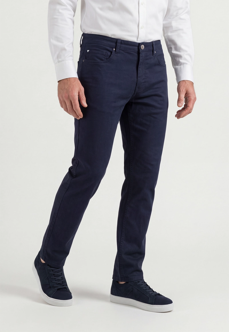 PANTALON SLIM AMSTERDAM NAVY - 1