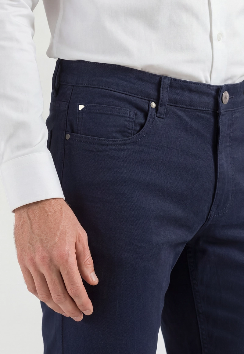 PANTALON SLIM AMSTERDAM NAVY - 3