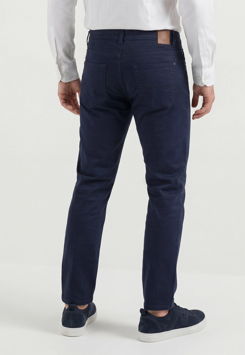 PANTALON SLIM AMSTERDAM NAVY - 4