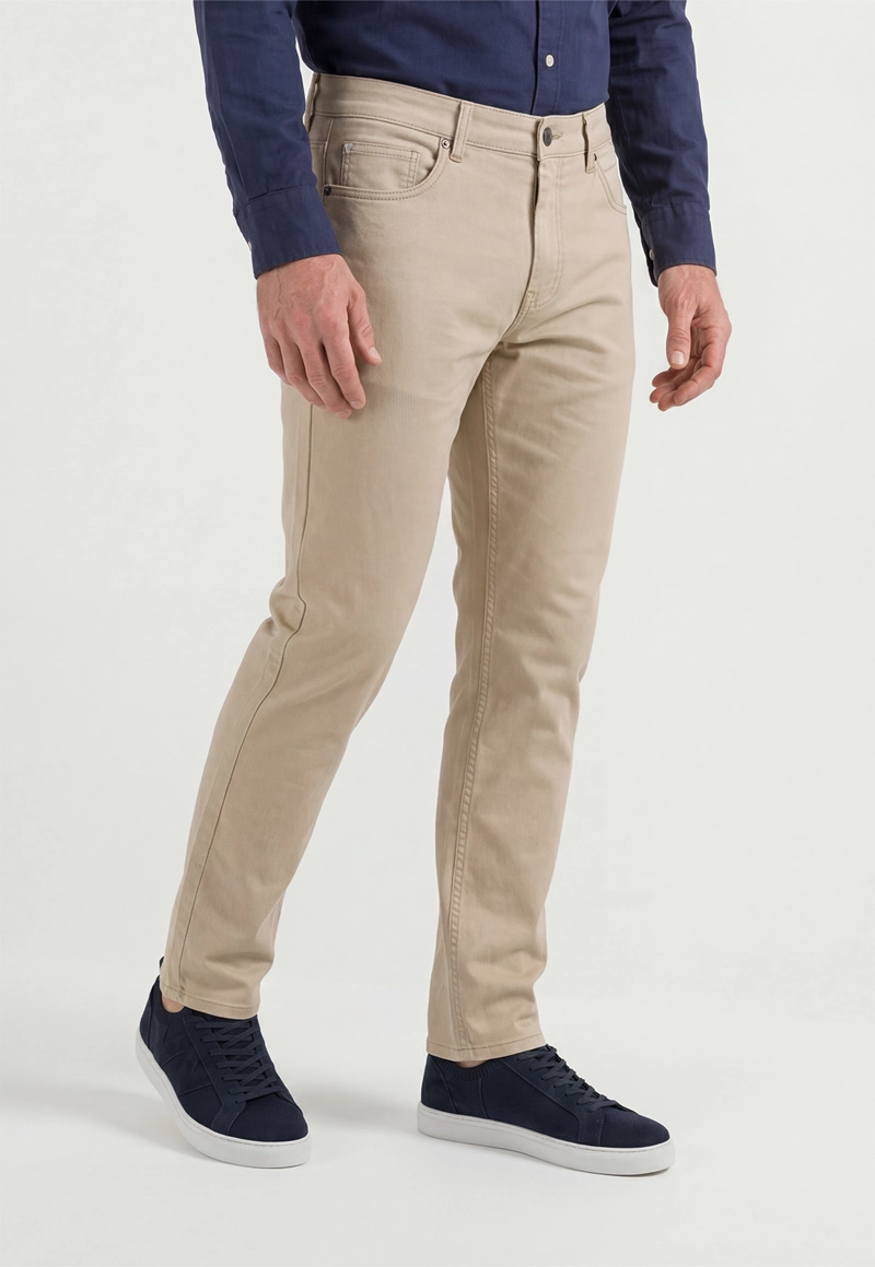 PANTALON SLIM AMSTERDAM SAND - 1