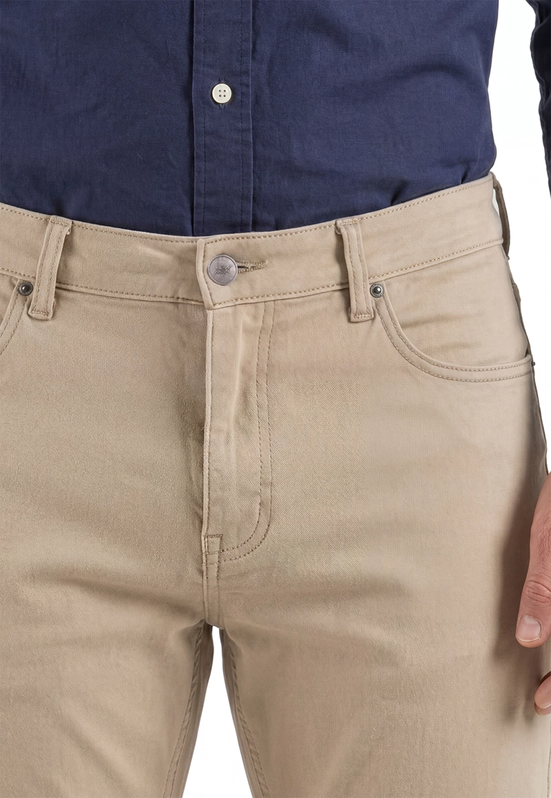 PANTALON SLIM AMSTERDAM SAND - 3