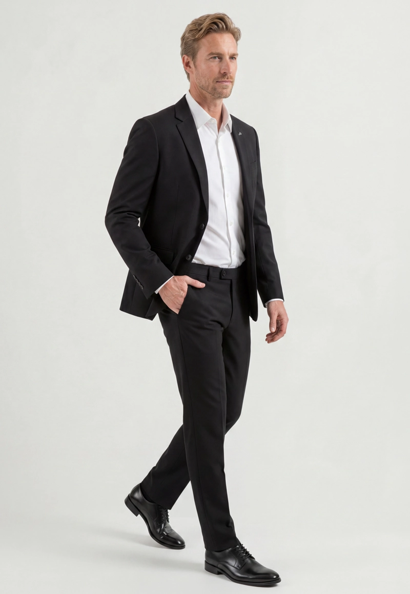 PANTALON SLIM CALAMO BLACK - 2