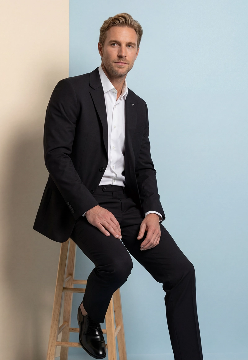 PANTALON SLIM CALAMO BLACK - 5