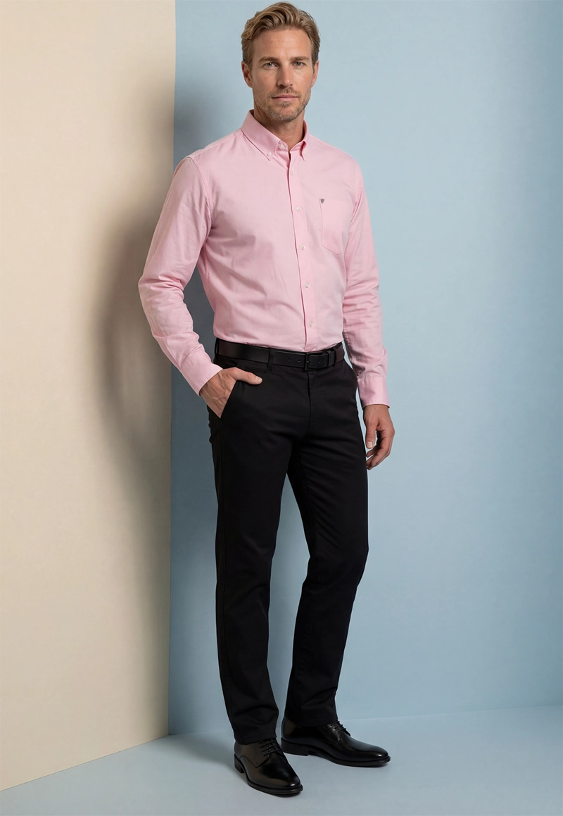 CAMISA EXETER REGULAR PINK - 5