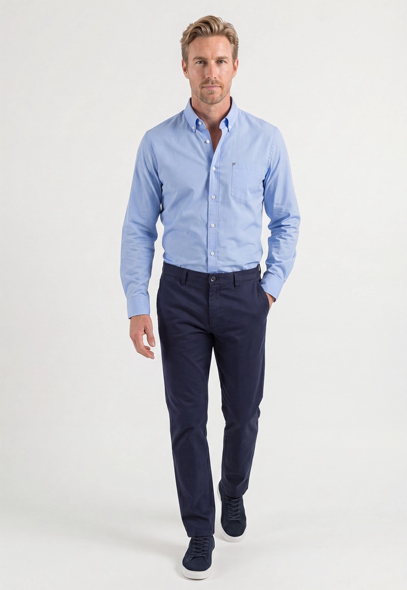 CAMISA REGULAR EXETER SKY - 2