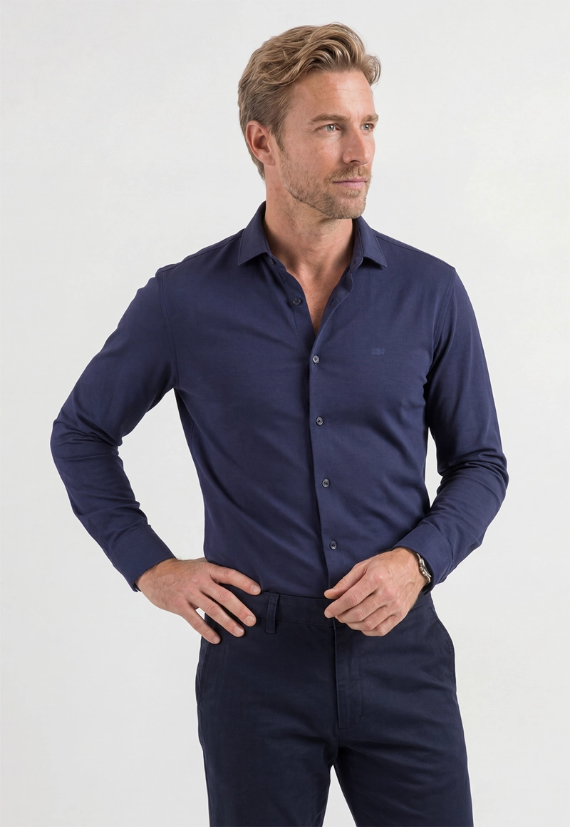 CAMISA SENLIS NAVY - 1