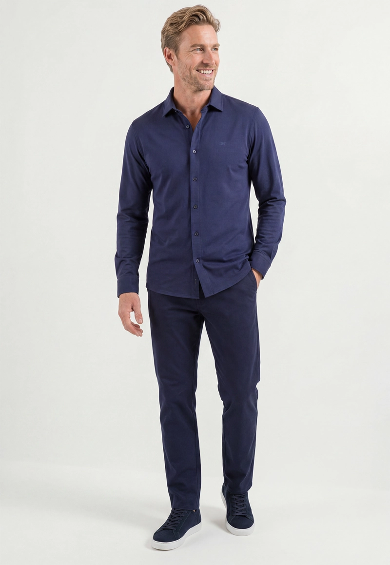 CAMISA SENLIS NAVY - 2