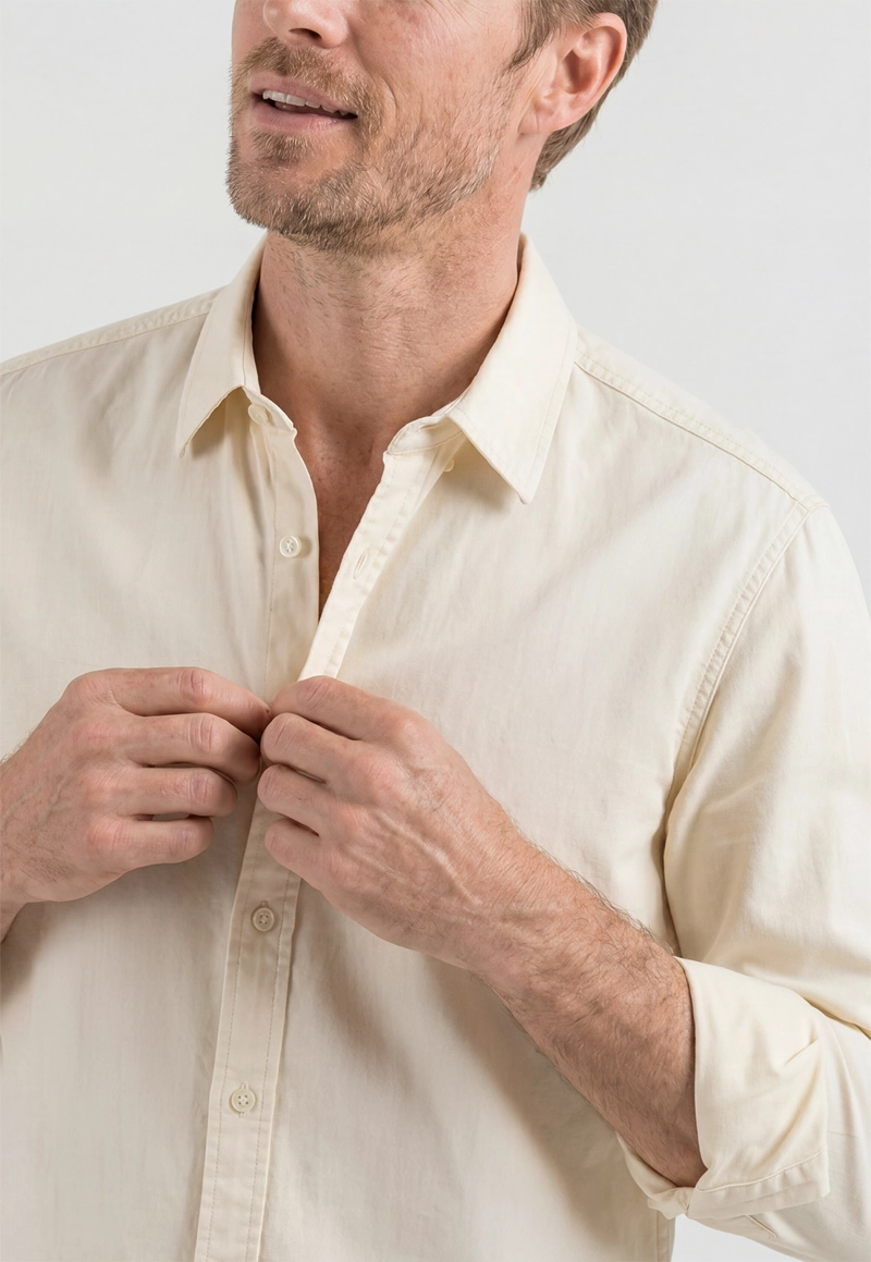 CAMISA ELY ECRU - 3