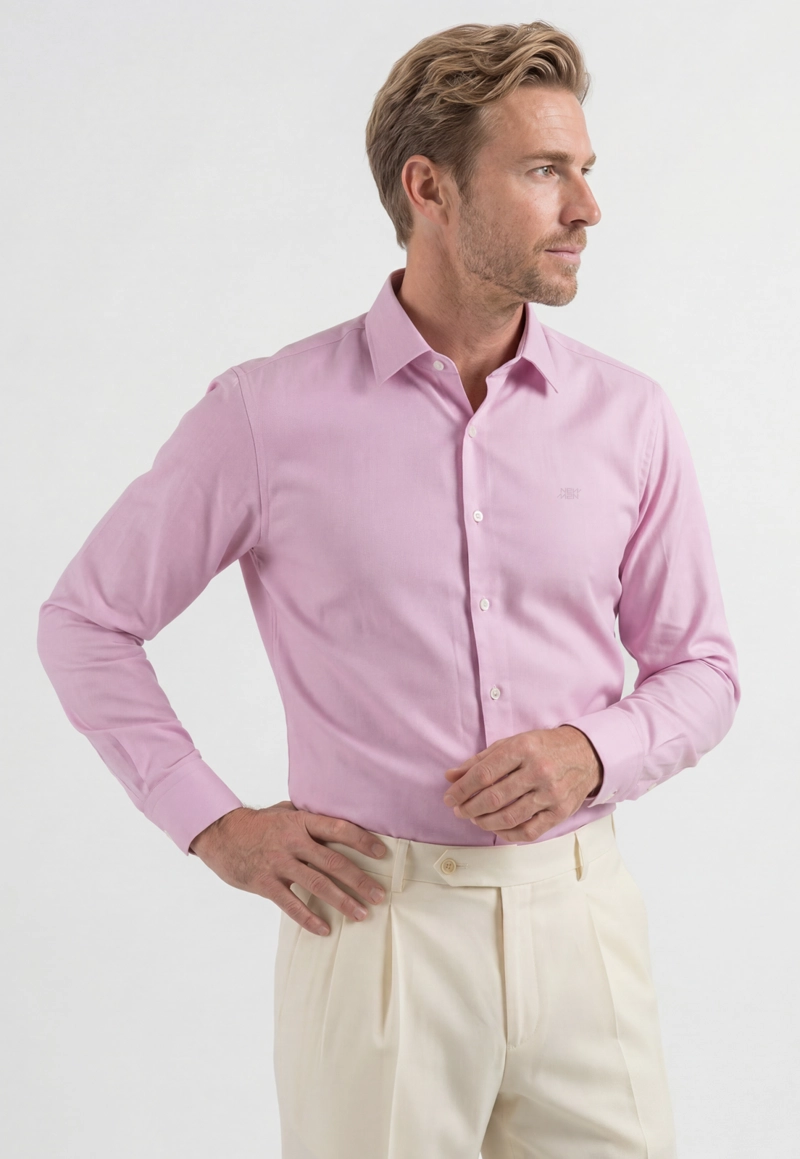 CAMISA BUSINESS AIDEM PINK - 1