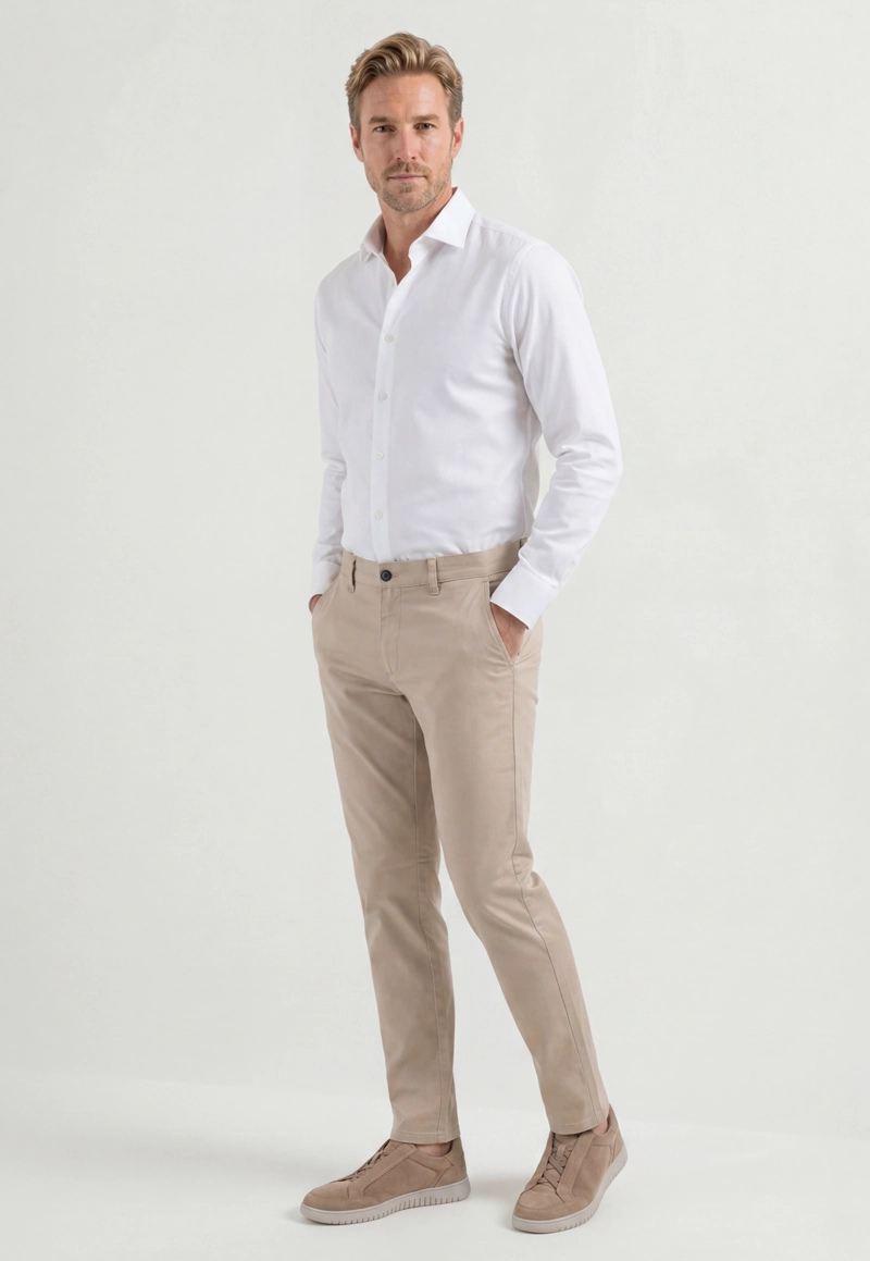CAMISA SLIM PRAGA WHITE - 2
