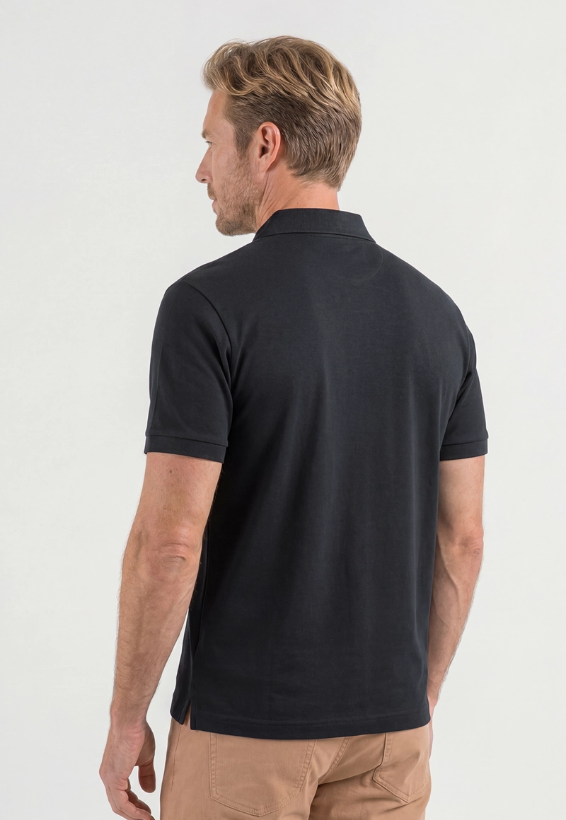 POLO NANTES SLIM BLACK - 4