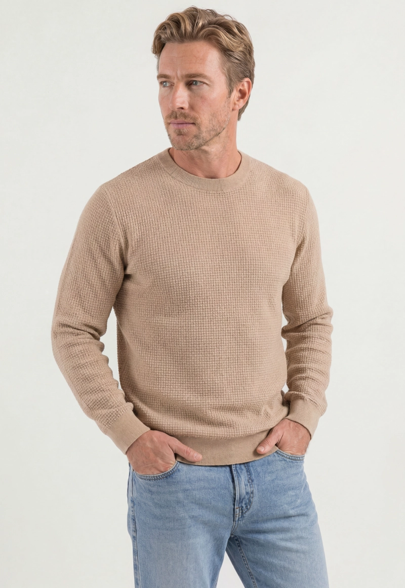 SWEATER PAMPLONA TAUPE - 1