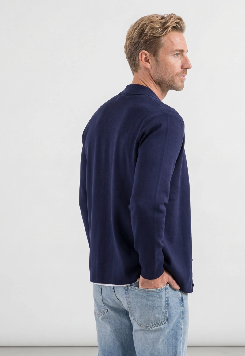 CARDIGAN BOURGES NAVY - 3
