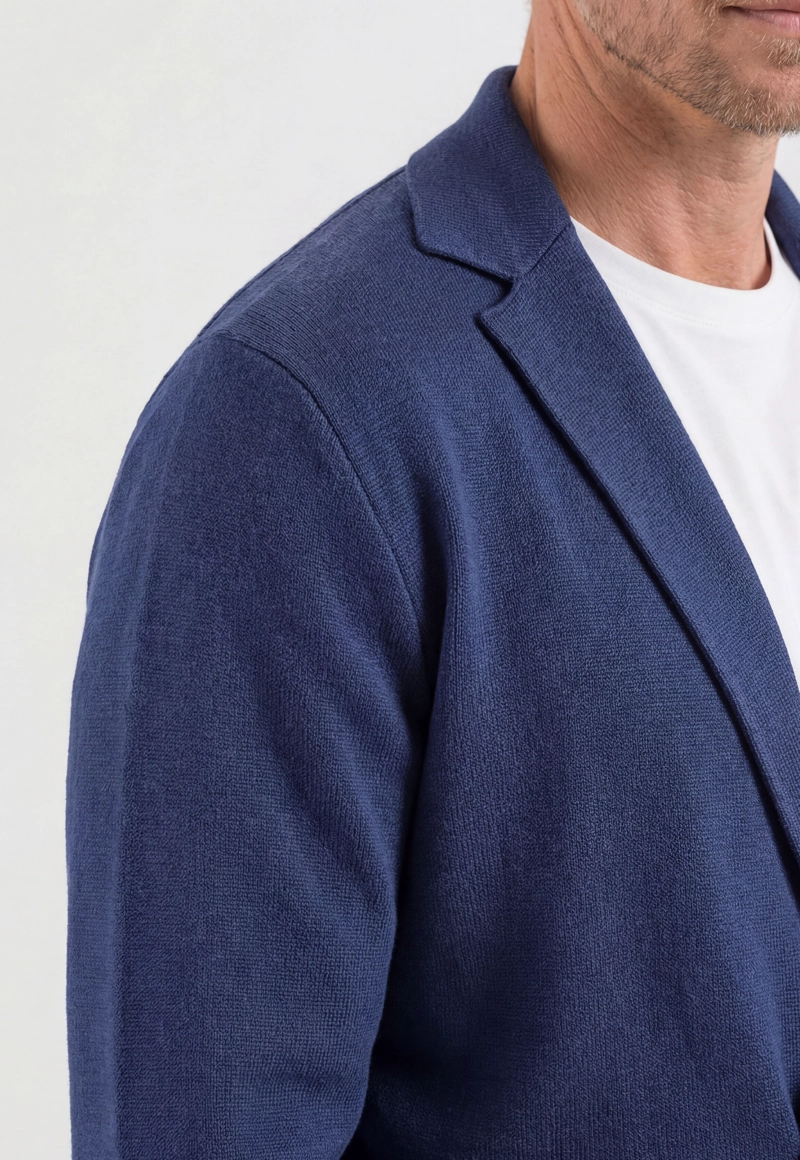 CARDIGAN BOURGES NAVY - 4