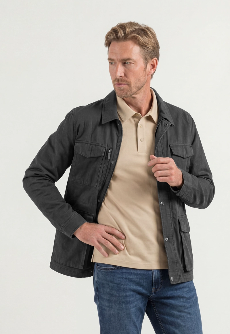 CHAQUETA MADRID CHARCOAL - 1
