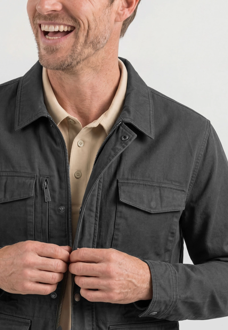 CHAQUETA MADRID CHARCOAL - 4