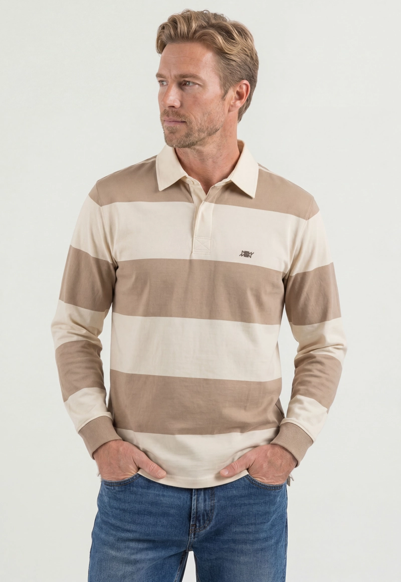 POLO SEILLANS TAUPE - 1