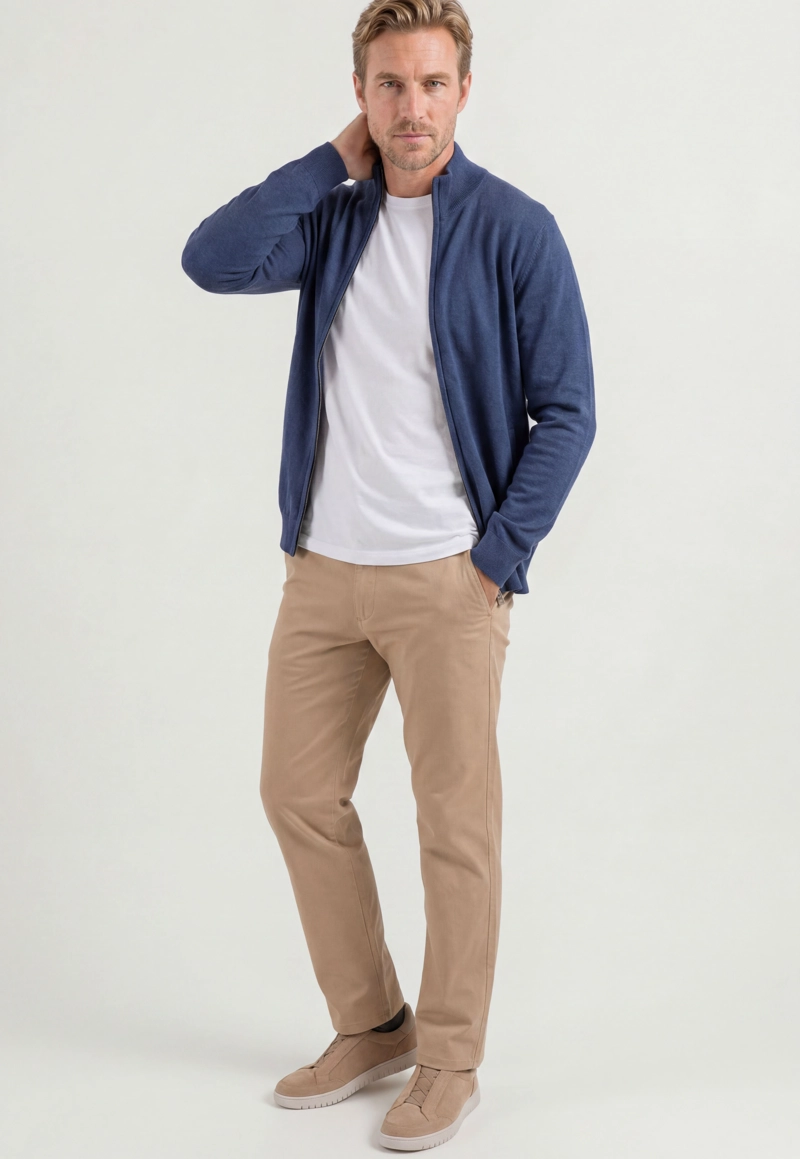 SWEATER LUARCA REGULAR NAVY - 2