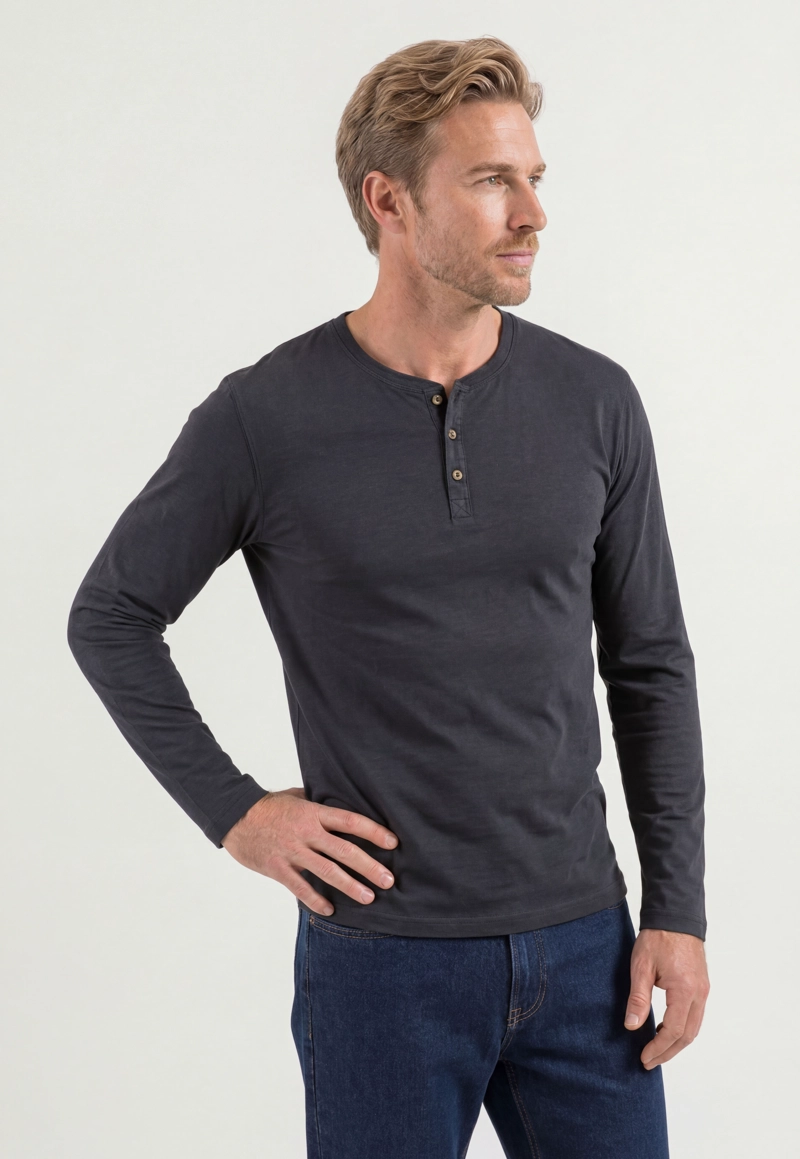 POLERA IBIZA REGULAR BLACK - 1
