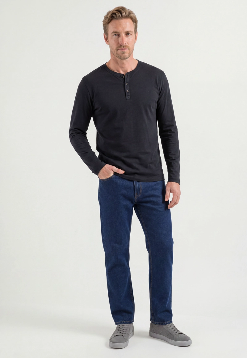 POLERA IBIZA REGULAR BLACK - 2