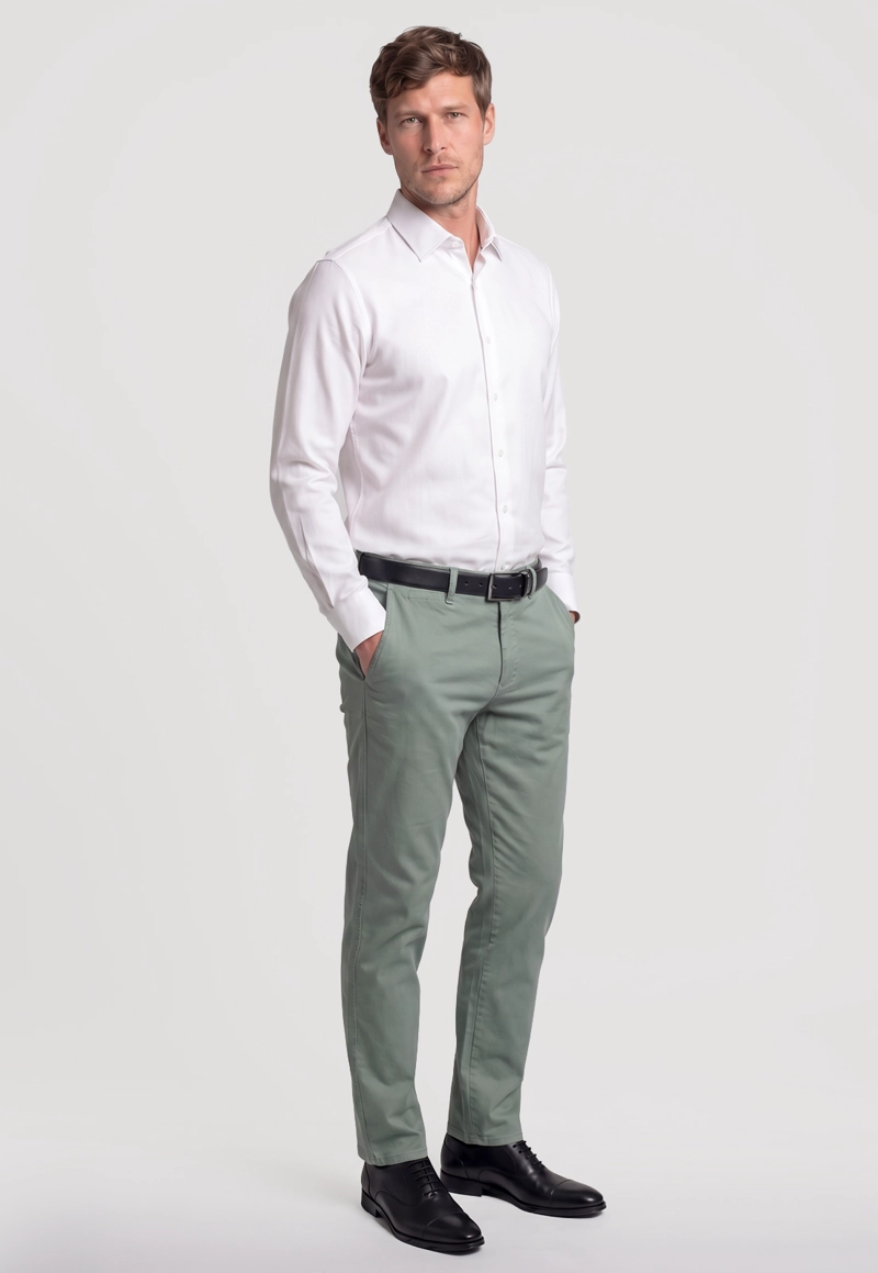 PANTALON BAGNEAUX SAGE - 2