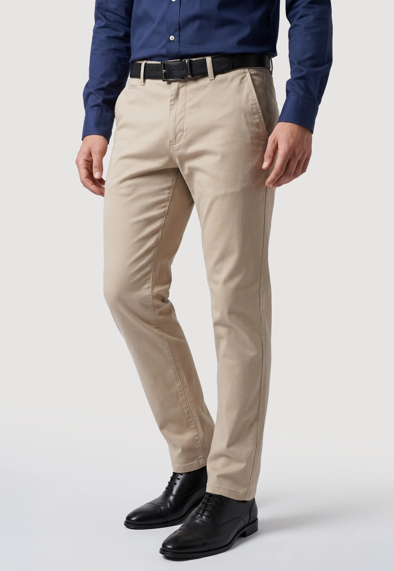 PANTALON SLIM BAGNEAUX SAND - 1