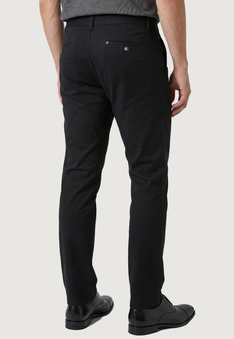 PANTALON SLIM BAGNEAUX BLACK - 3