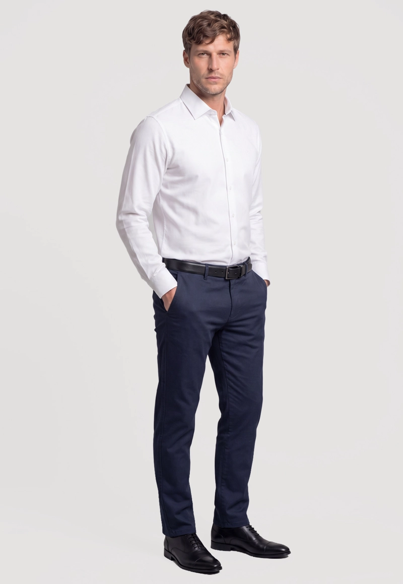PANTALON SLIM BAGNEAUX NAVY - 2