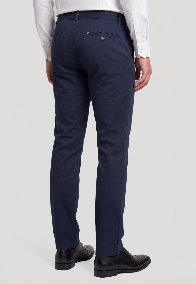 PANTALON SLIM BAGNEAUX NAVY - 3