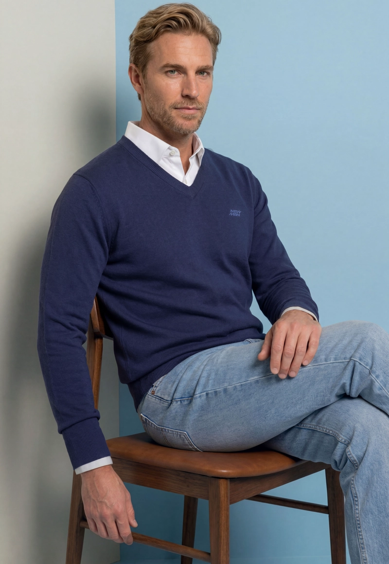 SWEATER NANTES NAVY - 5