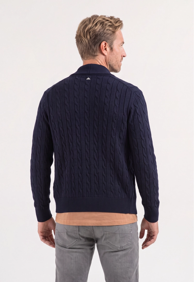 CARDIGAN CLUNY NAVY - 3
