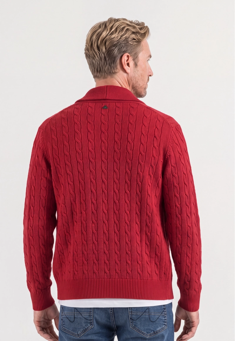 CARDIGAN CLUNY RED - 3