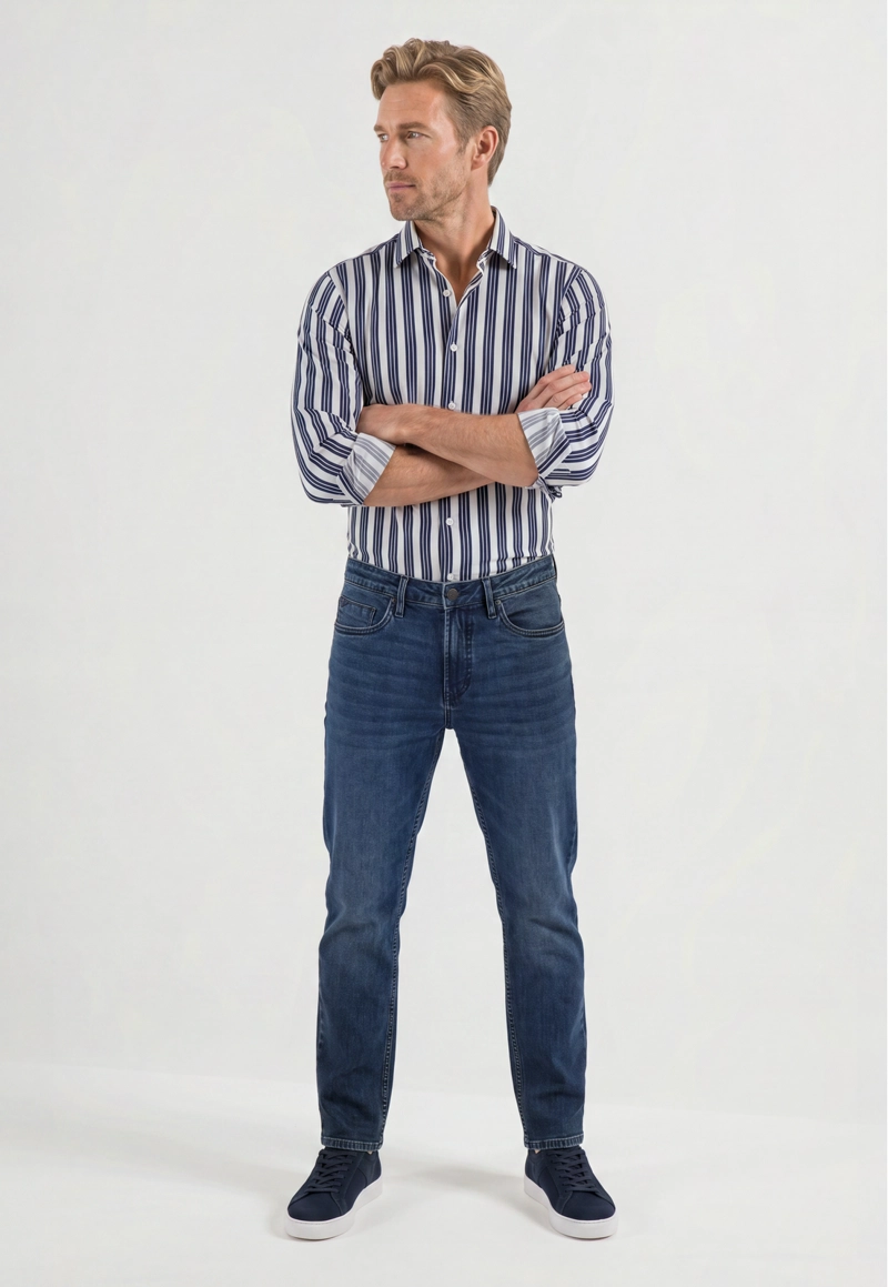 CAMISA E TRETAT NAVY - 2